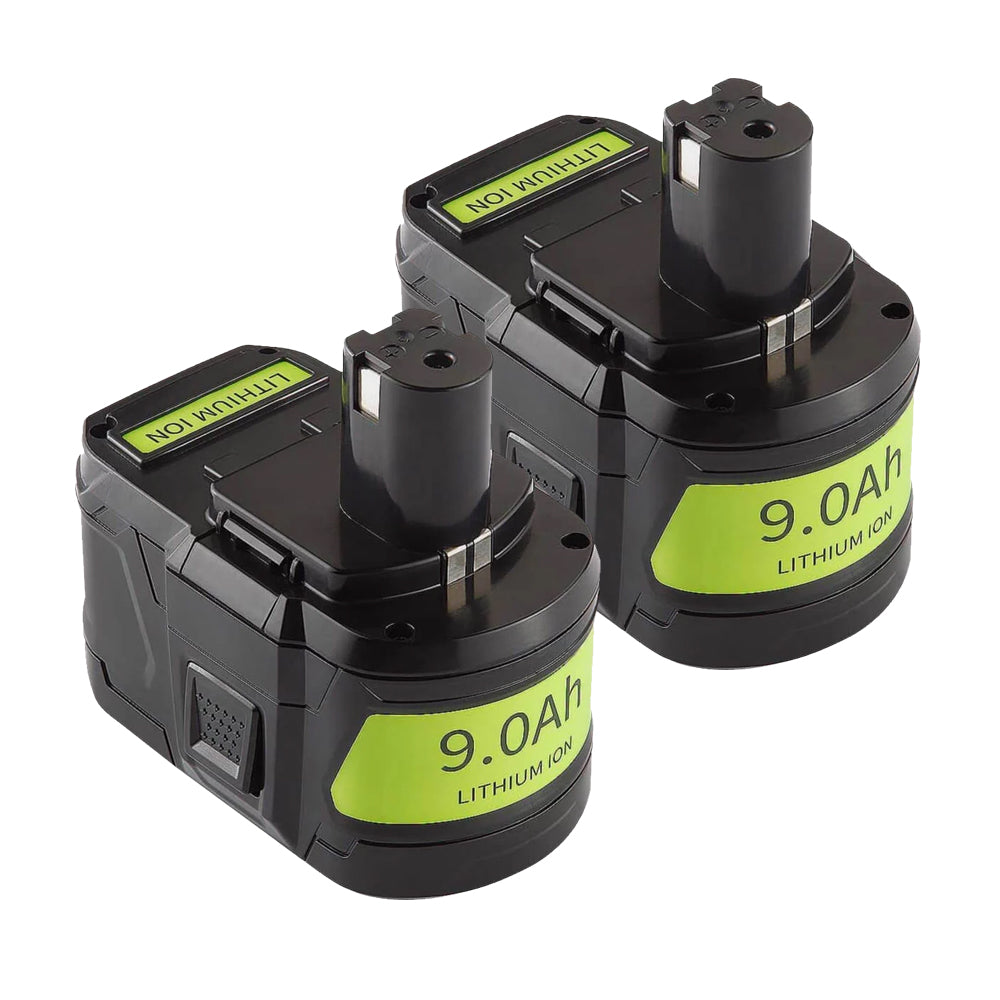 9.0Ah High Capacity For Ryobi 18V One+ Battery replacement | P108 Li-ion Battery 2 Pack | clearance