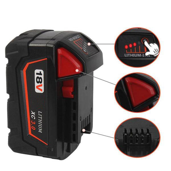 For Milwaukee M18 Battery Replacement | For Milwaukee 18V 3.0Ah Li-Ion Battery 2 Pack | clearance