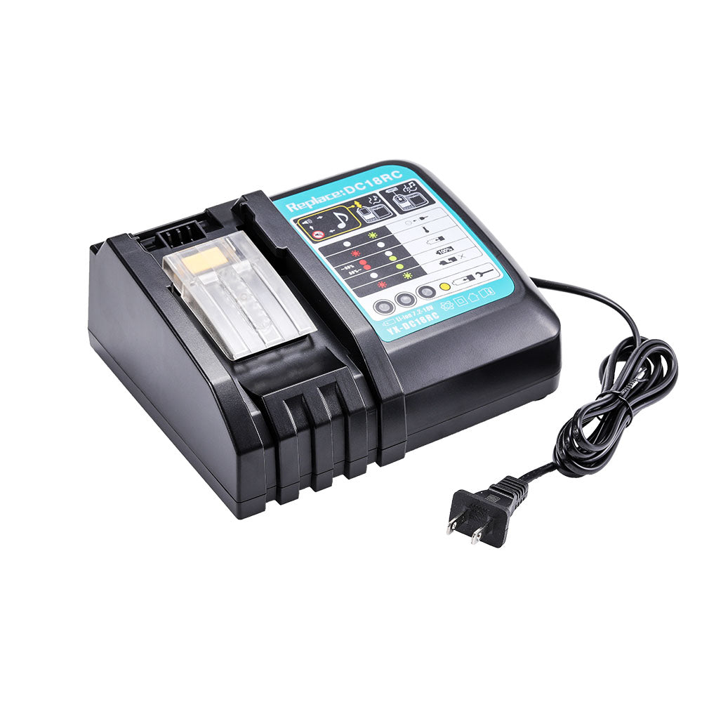 For Makita Battery Charger | 14.4V-18V Li-ion Battery Charger | 6A DC18RC  Rapid Charger