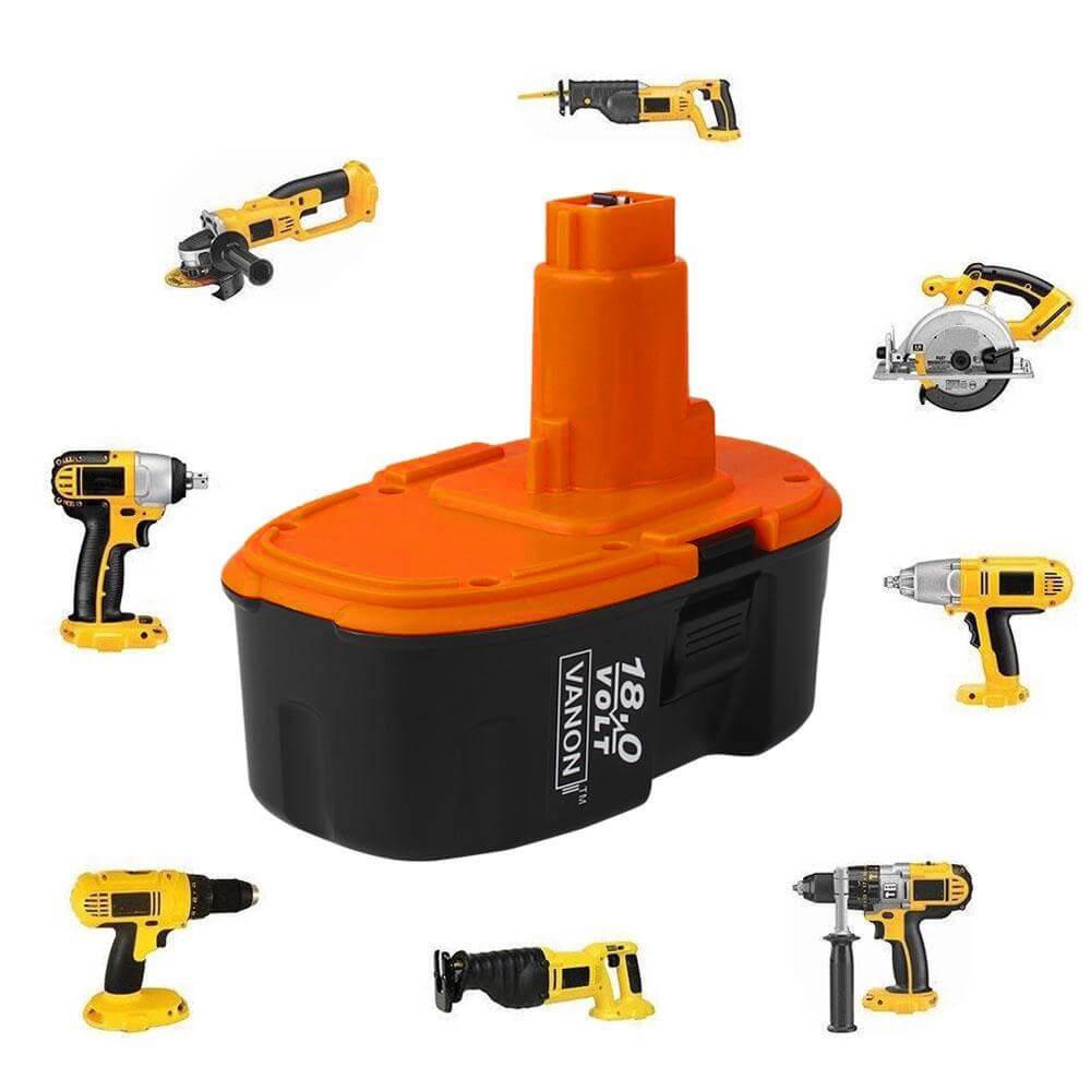 For Dewalt 18V XRP Battery Replacement | DC9096 4.6Ah Ni-MH Battery