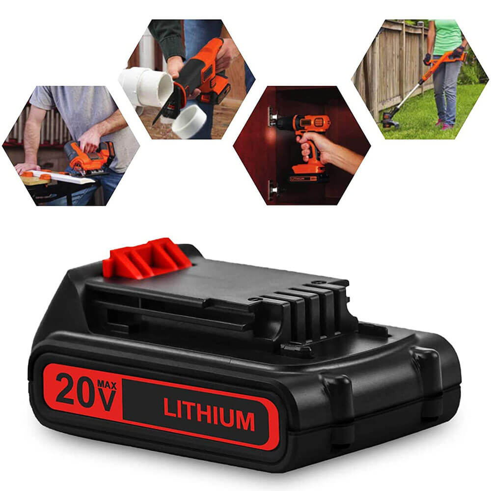 For Black and Decker 20V Battery Replacement | LBXR20 3.0Ah Li-ion Battery