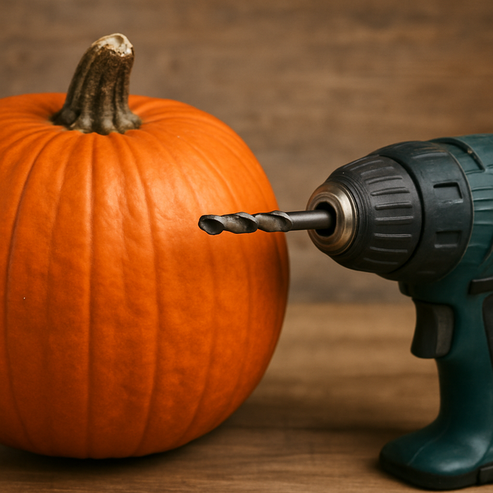 How to Carve a Pumpkin with a Power Drill