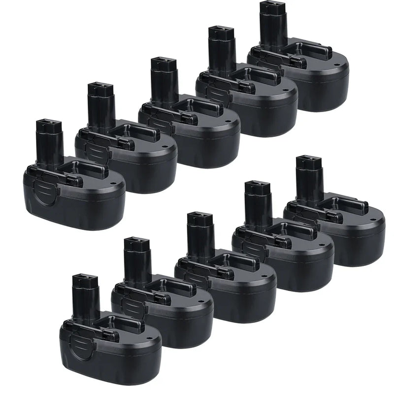 10 Pack For Worx WA3127 18V Battery Replacement | WG150 WG250 WG541 4.8Ah Ni-Mh battery - Triple-Batteries