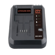 20V PCC692L PCC691L Charger for Porter Cable Charger PCC680L PCC681L PCC682L PCC685L PCC685LP PCC699L 20V MAX Lithium Battery LBXR20 LBXR2020 LB2X4020-OPE - Triple-Batteries