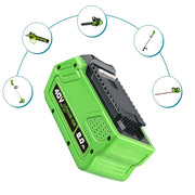 For GreenWorks 40V 8.0Ah Battery Replacement | Lithium Battery 29472 29462 Battery For GreenWorks 40V G-MAX Power Tools 2 PACK - Triple-Batteries