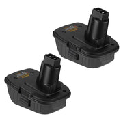 For DeWalt DCA1820 18V to 20V Battery Adapter | Battery Converter 2 Pack - Triple-Batteries