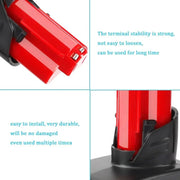 3 Pack 12V 9.0Ah For Milwaukee M12 Li-ion Replacement Battery - Triple-Batteries