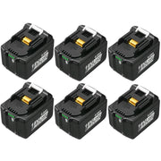 For Makita 18V 9000mAh Replacement Battery | BL1830B BL1860B BL1890B LXT Li-ion Batteries 6 Pack - Triple-Batteries