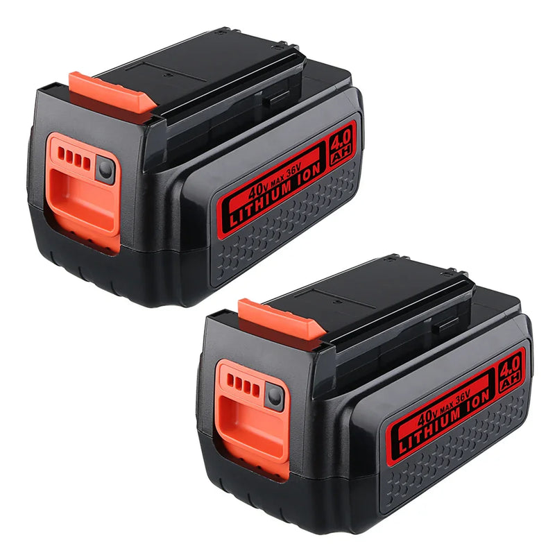 2 Pack For Black and Decker 40V LBXR36 Battery Replacement | 4.0Ah Li-ion Battery - Triple-Batteries