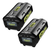 For Ryobi 40V battery 6.0Ah replacement | OP4026 Lithium-ion battery with led indicator 2 PACK - Triple-Batteries