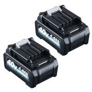 2 Pack For Makita 40V 4.0Ah BL4040 Battery Replacement BL4025 40V Lithium Battery Compatible with BL4040 BL4025 BL4025B BL4020 BL4050 - Triple-Batteries