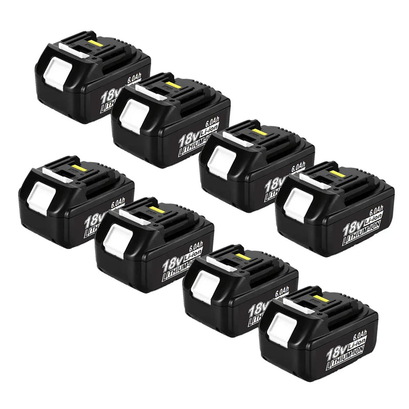 For Makita 18V Battery Replacement | BL1830 6.0Ah Li-ion Battery 8 Pack - Triple-Batteries
