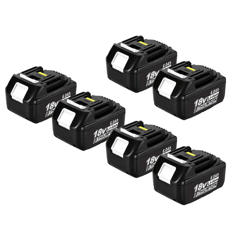 For Makita 18V Battery Replacement | BL1830 6.0Ah Li-ion Battery 6 Pack - Triple-Batteries