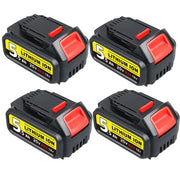 For DeWalt 20V Max XR Battery Replacement | DCB200 5.5Ah 4 Pack - Triple-Batteries
