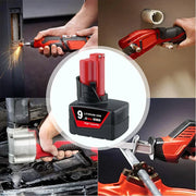 4 Pack 12V 9.0Ah For Milwaukee M12 Li-ion Replacement Battery - Triple-Batteries