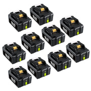For Makita 18V Battery Replacement | BL1850B 5.0Ah Li-ion Batteries 10 Pack | clearance - Triple-Batteries