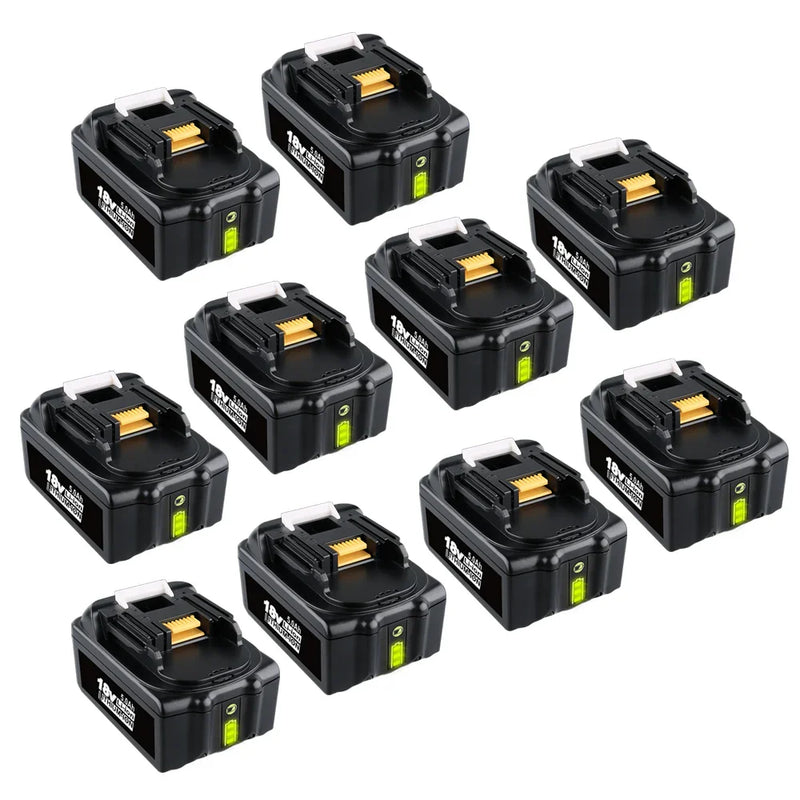 For Makita 18V Battery Replacement | BL1850B 5.0Ah Li-ion Batteries 10 Pack | clearance - Triple-Batteries