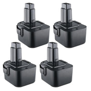 For Dewalt 12V Battery Replacement | XRP DC9071 DW9072 DC742KA DE9074 4.6Ah Battery 4 PACK - Triple-Batteries