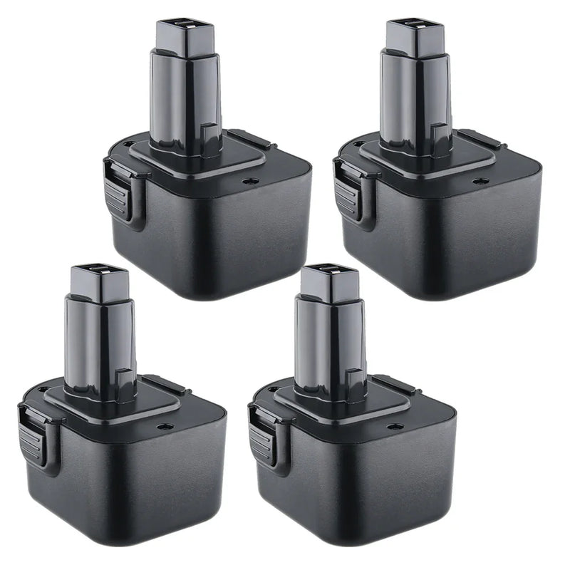 For Dewalt 12V Battery Replacement | XRP DC9071 DW9072 DC742KA DE9074 4.6Ah Battery 4 PACK - Triple-Batteries