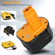 For Dewalt 12V XRP Battery Replacement | DC9071 4.8Ah Ni-Mh Battery 4 Pack - Triple-Batteries