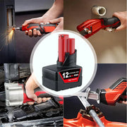 4 Pack 12V 12.0Ah For Milwaukee M12 Li-ion Replacement Battery - Triple-Batteries