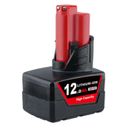 12V 12.0Ah For Milwaukee M12 Li-ion Replacement Battery - Triple-Batteries