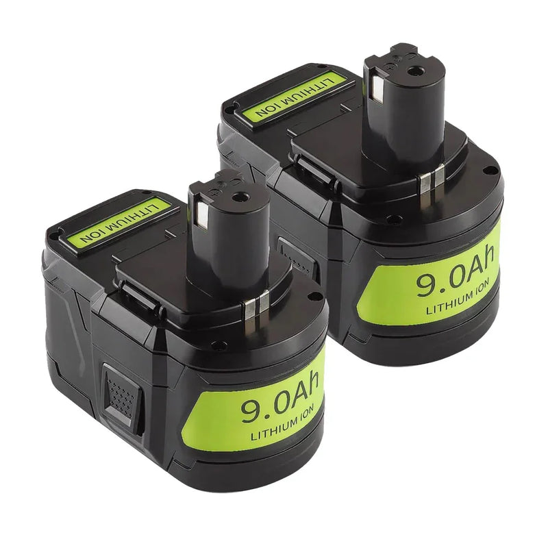 9.0Ah High Capacity For Ryobi 18V One+ Battery replacement | P108 Li-ion Battery 2 Pack | clearance - Triple-Batteries
