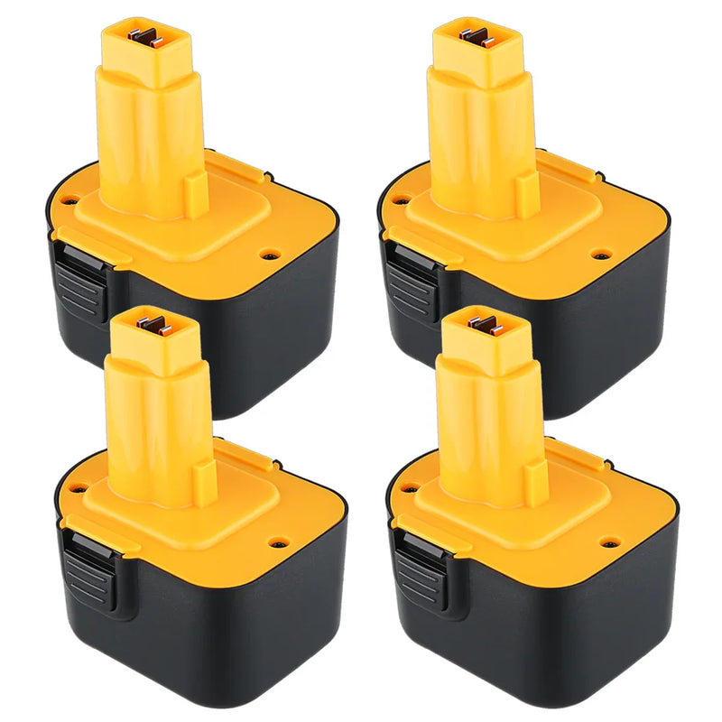 For Dewalt 12V XRP Battery Replacement | DC9071 4.8Ah Ni-Mh Battery 4 Pack - Triple-Batteries