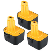 For Dewalt 12V XRP Battery Replacement | DC9071 4.8Ah Ni-Mh Battery 3 Pack - Triple-Batteries