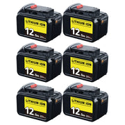 6 Pack For Dewalt 20V Battery 12Ah replacement | DCB205 Li-ion Battery - Triple-Batteries