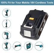 For Makita 18V Li-ion Battery Replacement BL1830 LXT400 3.0Ah 2 Pack | clearance - Triple-Batteries