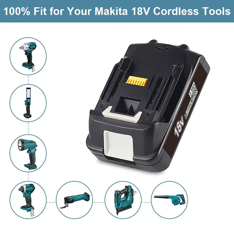For Makita 18V Li-ion Battery Replacement BL1830 LXT400 3.0Ah 2 Pack | clearance - Triple-Batteries