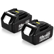 For Makita 18V Battery Replacement | BL1860 6.0Ah Lithium BL1830 BL1840 BL1845 Battery 2 Pack | clearance - Triple-Batteries