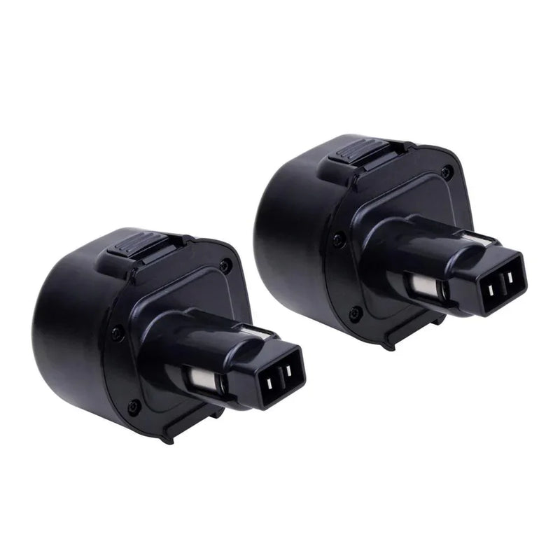 2 Pack For Dewalt 9.6V Battery Replacement DC9062 4.8Ah Battery + DC9310 Charger For 7.2V-18V XRP Ni-Cd & Ni-Mh Battery - Triple-Batteries
