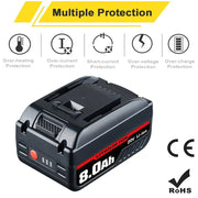 For DeWalt 8.0Ah Battery | 20V Max Li-ion Battery DCB200 DCB204 DCB206 DCB205-2 DCB201 DCB203 DCB181 DCB180 - Triple-Batteries