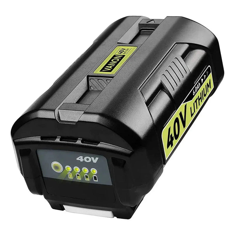 For Ryobi 40V Battery 8.0Ah replacement | OP4026 LITHIUM-ION Battery With led indicator 2 Pack - Triple-Batteries