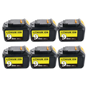 9.0Ah For DeWalt 20V Battery Replacement | Max XR Li-ion Battery DCB209 DCB205 DCB200 6 Pack | clearance - Triple-Batteries