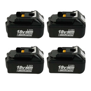 4 Pack For 18V 6Ah Makita BL1860 battery replacement & 4-port 18V Li-ion charger DC18SF For 14.4V-18V battery - Triple-Batteries