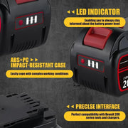 For Dewalt DCB609 20V/60V MAX FLEXVOLT Li-Ion 9.0Ah Battery DCB609-2 DCB606 6Pack - Triple-Batteries