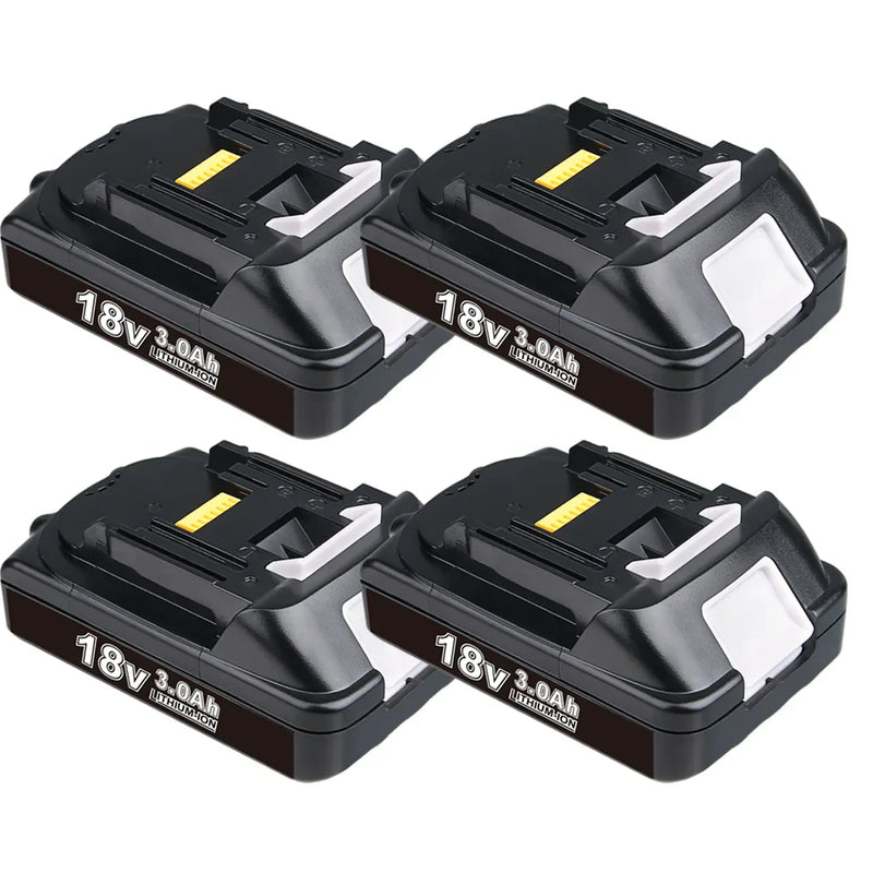 4 Pack For Makita 18V Li-ion Battery Replacement BL1830 LXT400 3.0Ah - Triple-Batteries