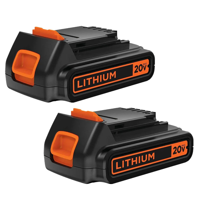 2 Pack For Black and Decker 20V Battery Replacement | LBXR20 2.5Ah Li-ion Battery - Triple-Batteries