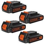 For Black and Decker 20V 2.5Ah Battery Replacement | LBXR20 Li-ion Battery 4 Pack - Triple-Batteries