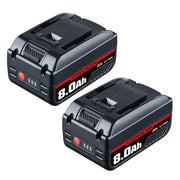 8.0Ah For DeWalt 20V Battery Replacement | Max XR Li-ion Battery DCB209 DCB205 DCB200 2 Pack - Triple-Batteries