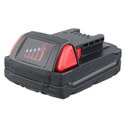 For Milwaukee M18 Battery Replacement | 18V XC 3.0Ah Li-Ion Battery 6 Pack - Triple-Batteries