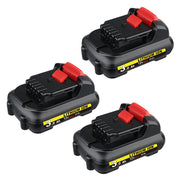 For Dewalt 12V Battery Replacement | DCB120 DCB123 DCB127 3.0Ah Li-ion Battery 3 Pack - Triple-Batteries