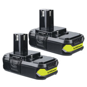 2 Packs For Ryobi 18V P102 P104 Battery Replacement | 3.6Ah Li-Ion Battery - Triple-Batteries