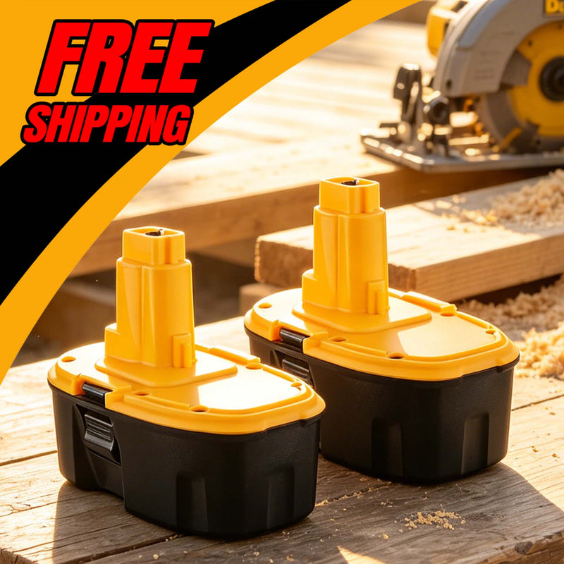 2 Pack For Dewalt DC9096 18V Battery 4.8Ah Ni-Mh Replacement | New Upgraded