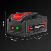 Ceenr 5.0Ah Battery For Worx 20V Max | Model WA3551 - Triple-Batteries