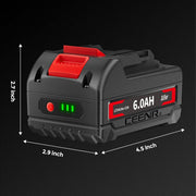 Ceenr 6.0Ah Battery For Makita 18V 4 Pack | Replacement Model BL1860B, with LG Battery Cell (INR18650HG2) - Triple-Batteries