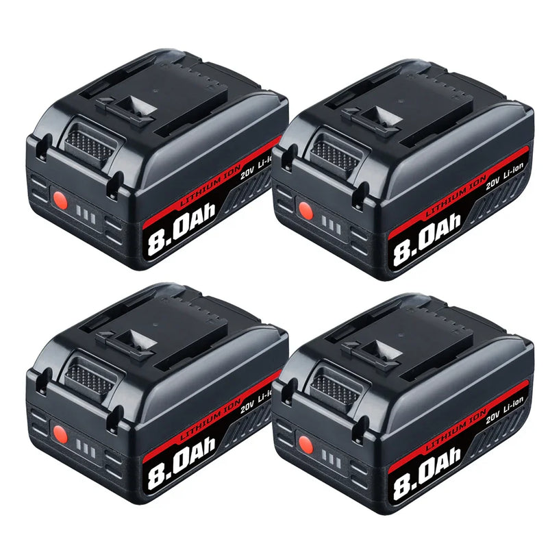 8.0Ah Li-ion Battery for DeWalt DCB200 20V Max Battery Replacement | DCB205 DCB209 4 Pack - Triple-Batteries